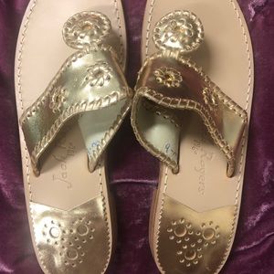 Jack Rogers Shoes - Gold Jack Rogers Sandals Jack Rogers Shoes - Gold Jack Rogers Sandals
